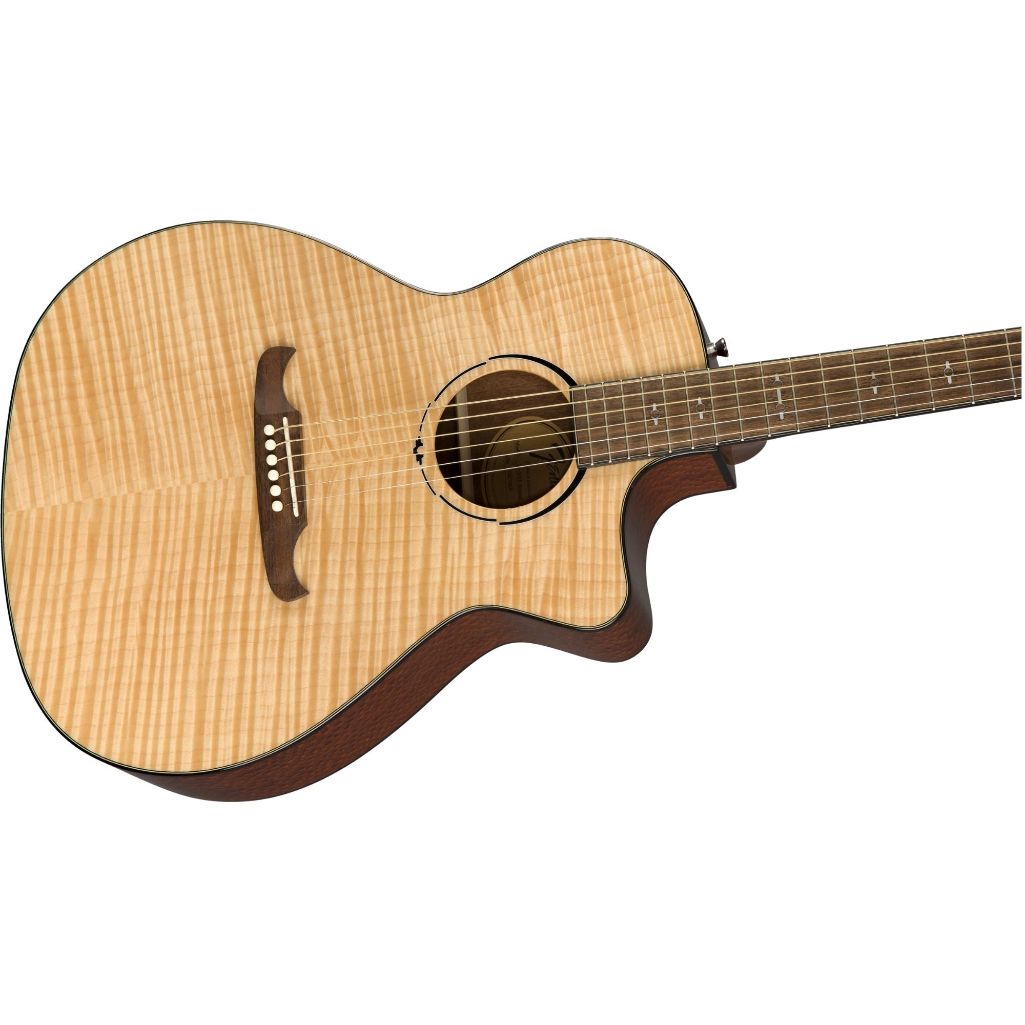 Fender FA-345CE Auditorium Acoustic-Electric Guitar, Natural