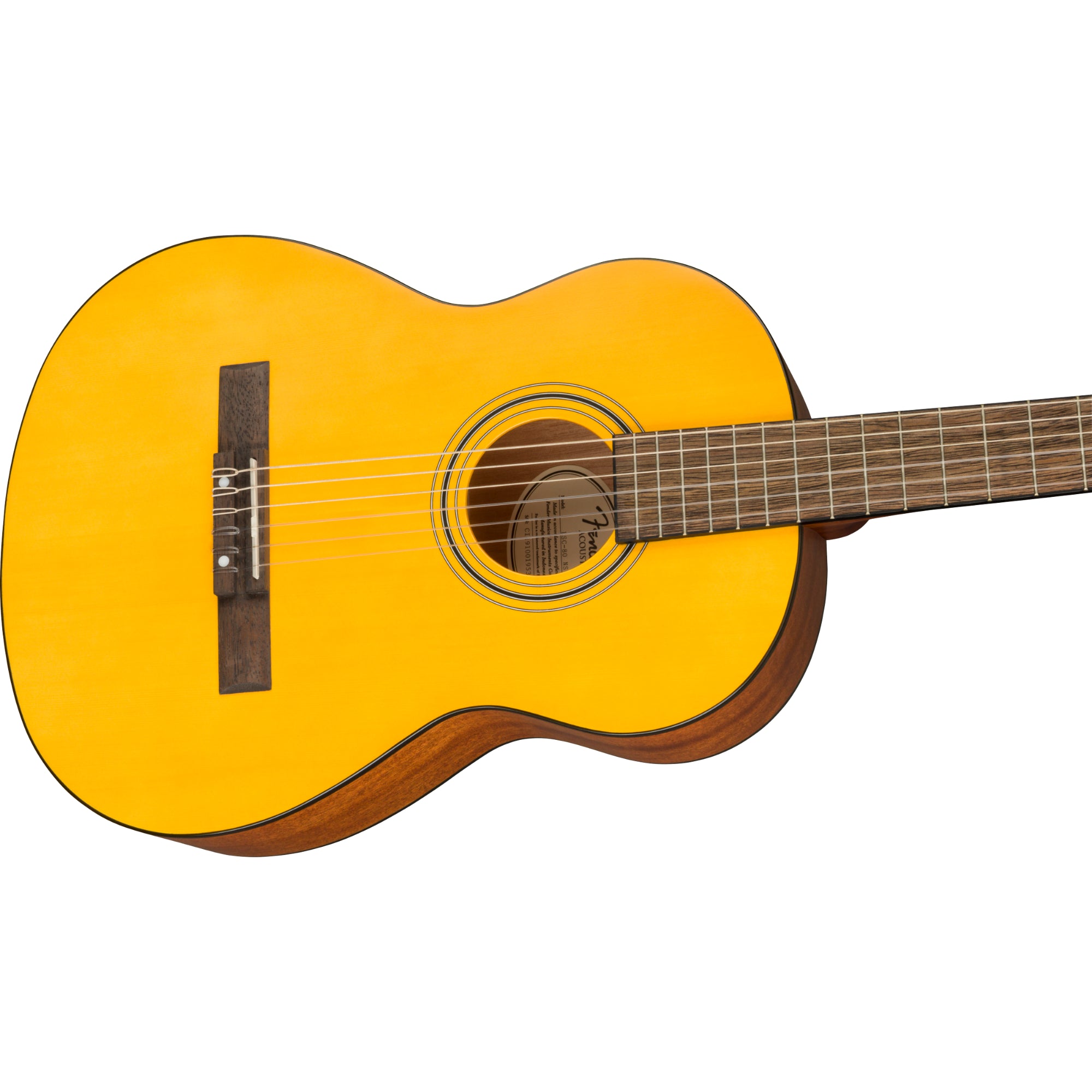 Fender ESC80 Educational Series 3/4 Size Classical Guitar w/ Gig Bag