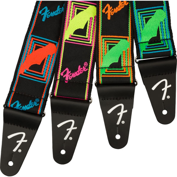 Fender 2" Neon Monogrammed Guitar Strap