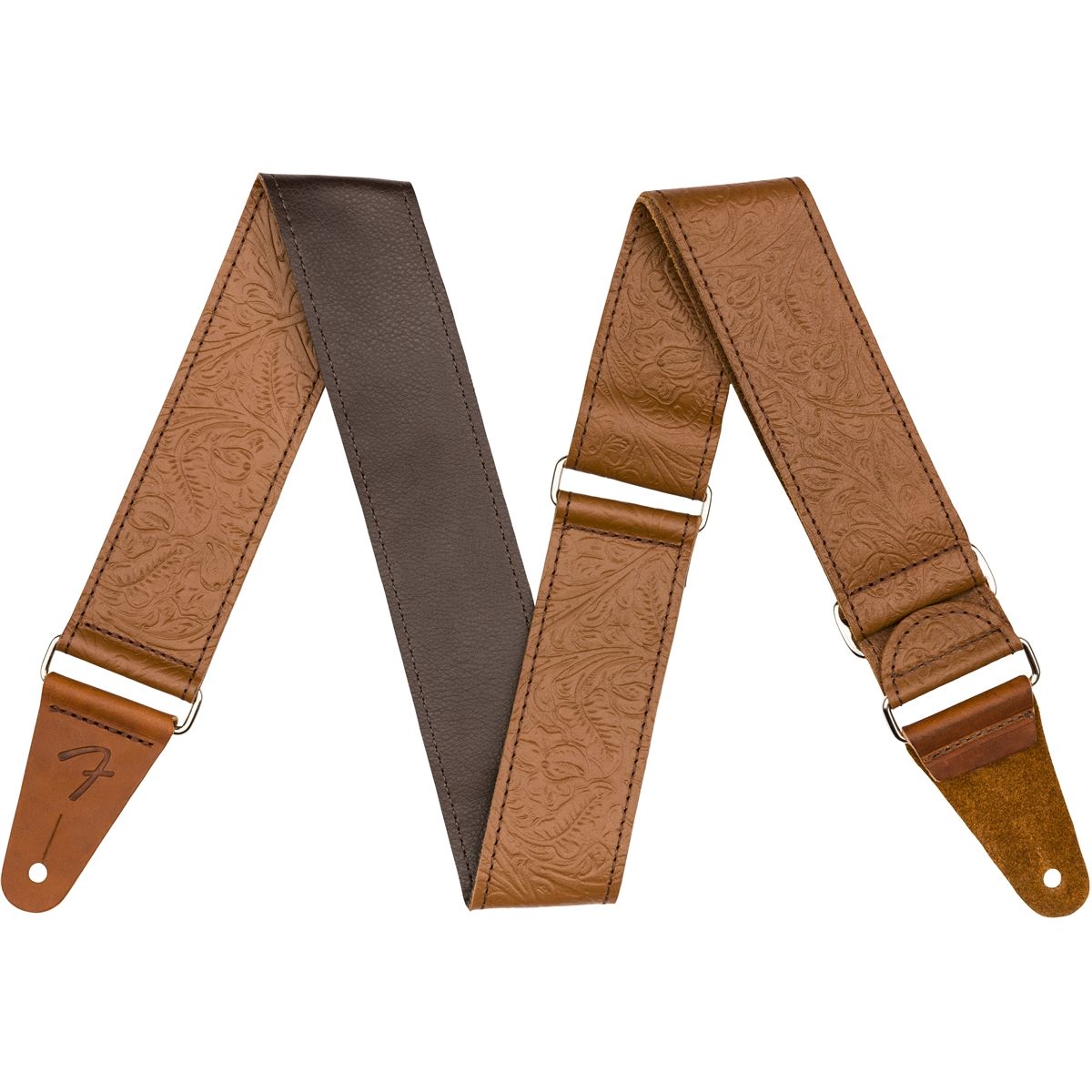 Fender 2" Tooled Leather Guitar Strap