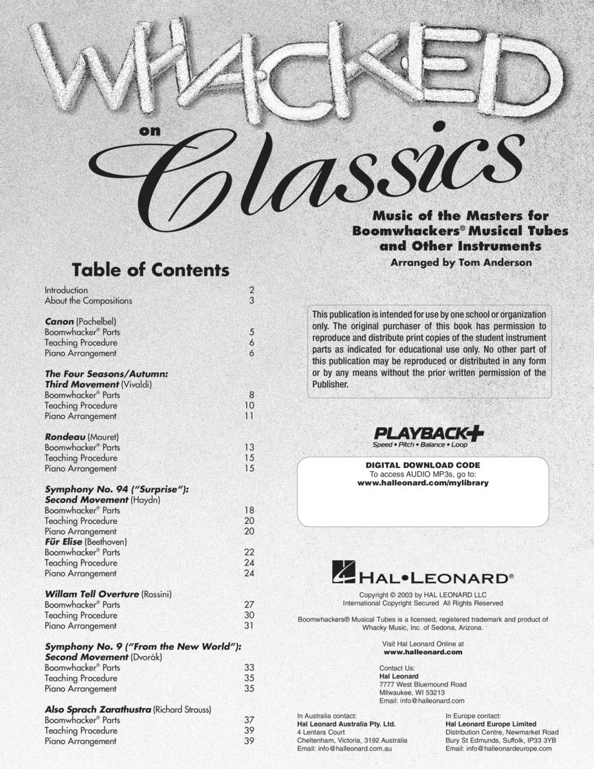 Whacked on Classics (Collection)