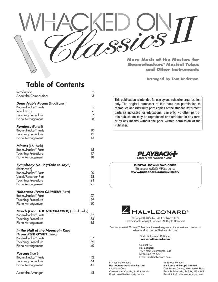 Whacked on Classics II