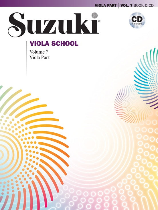 Suzuki Viola School Volume 7, Book & CD