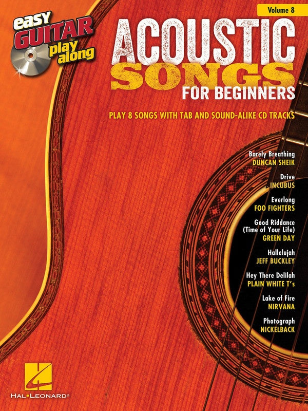 Acoustic Songs for Beginners Guitar Play-Along