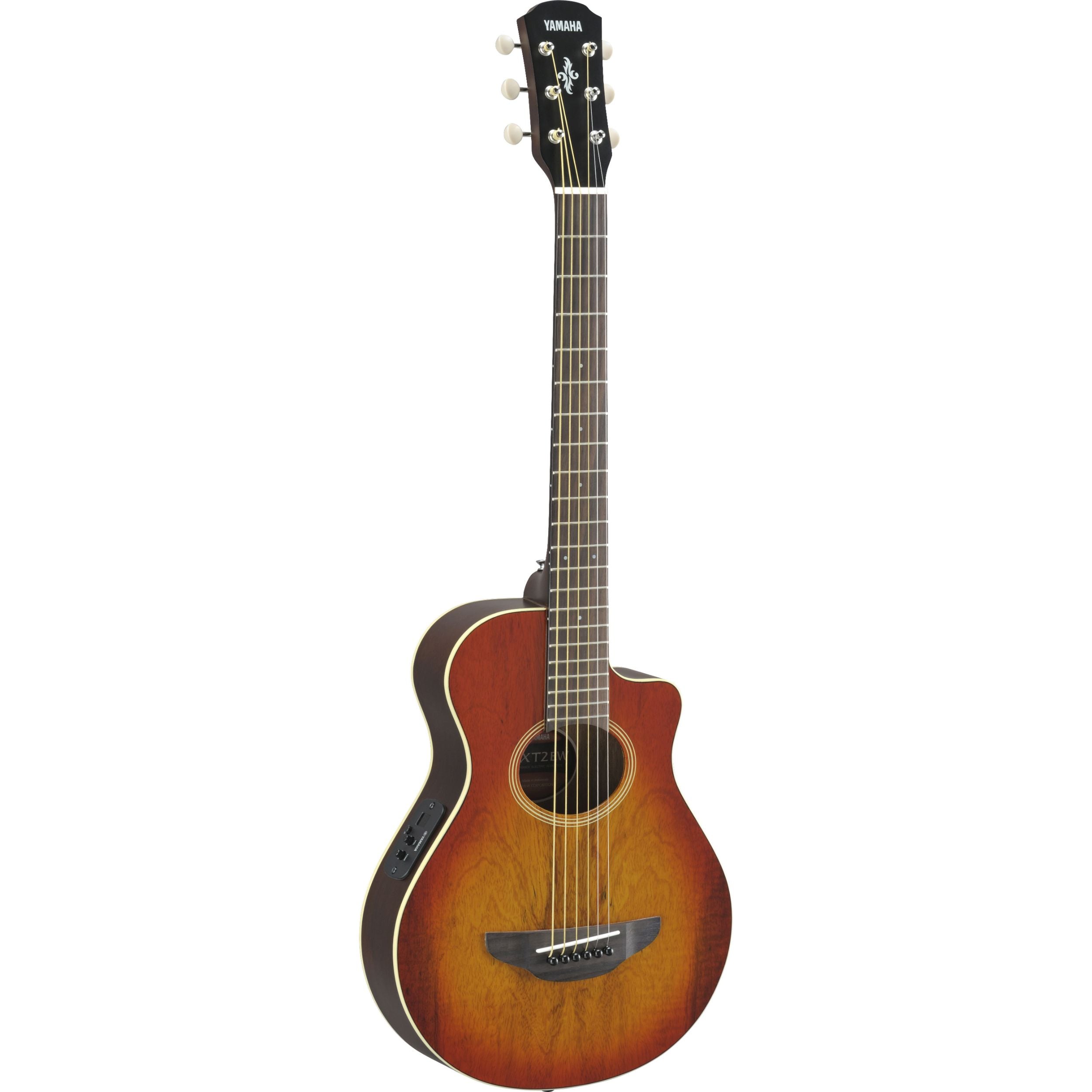 Yamaha APXT2EW Exotic Wood 3/4 Size Acoustic-Electric Guitar, Light Amber Burst