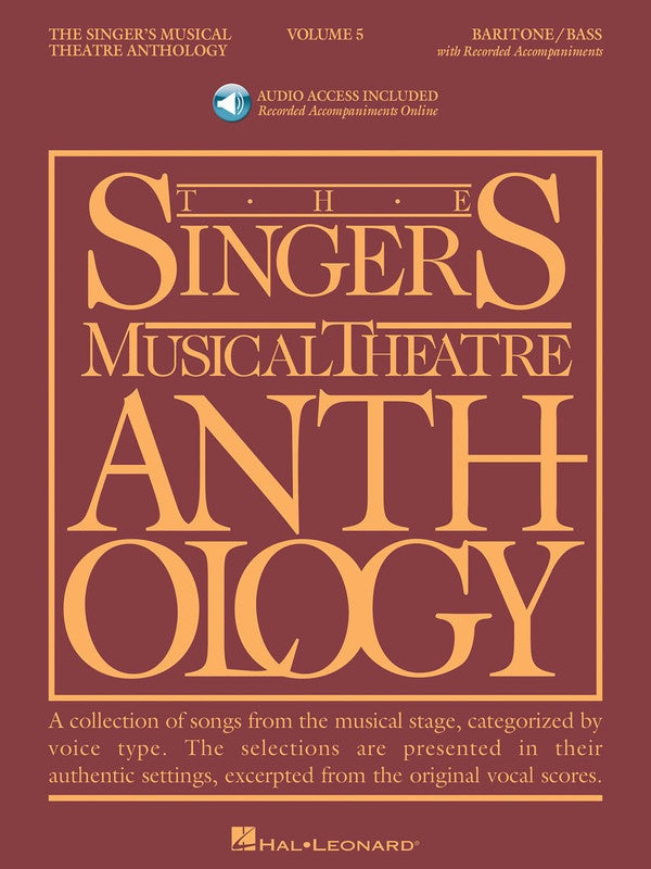The Singer's Musical Theatre Anthology Vol.5 - Baritone/ Bass