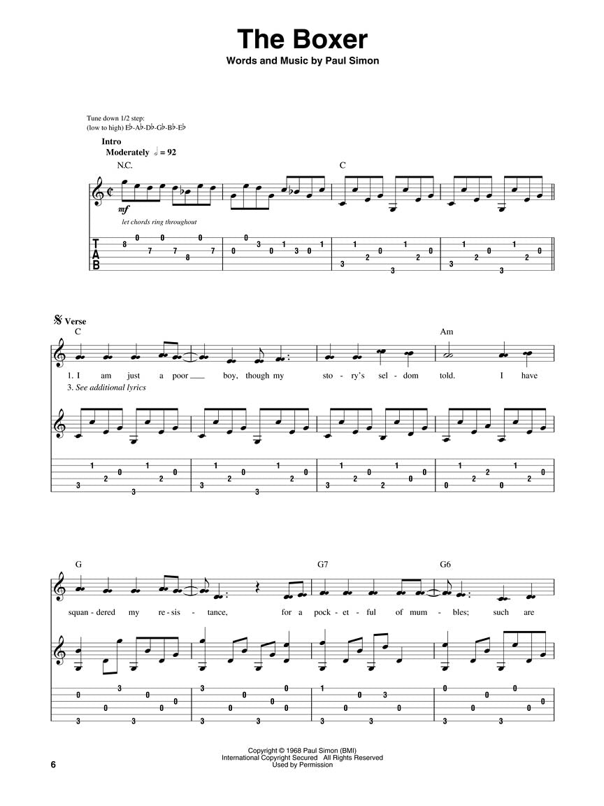 Simon & Garfunkel Guitar Play-Along