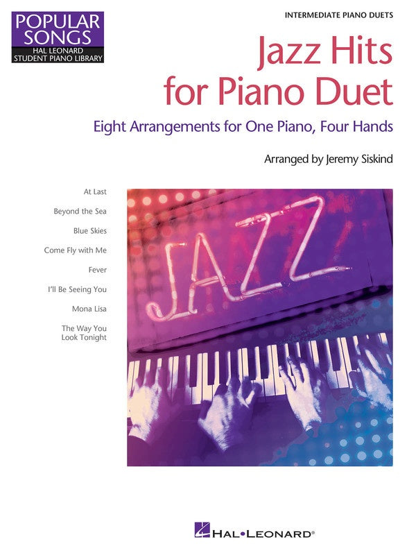 Jazz Hits for Piano Duet (Intermediate)