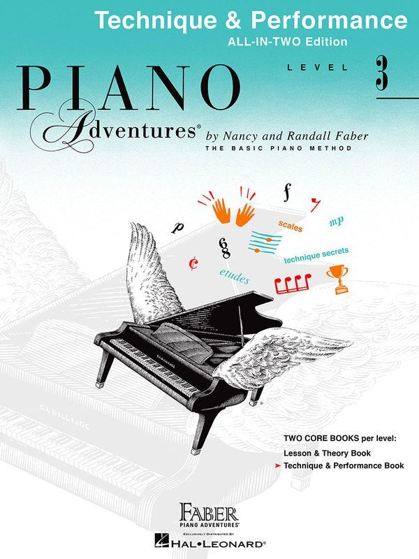 Piano Adventures All-In-Two Technique & Performance Book - Level 3