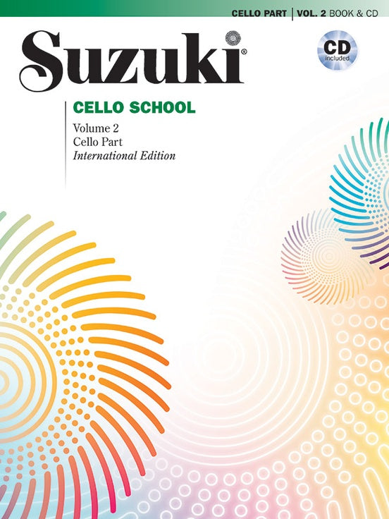 Suzuki Cello School Volume 2, Book & CD