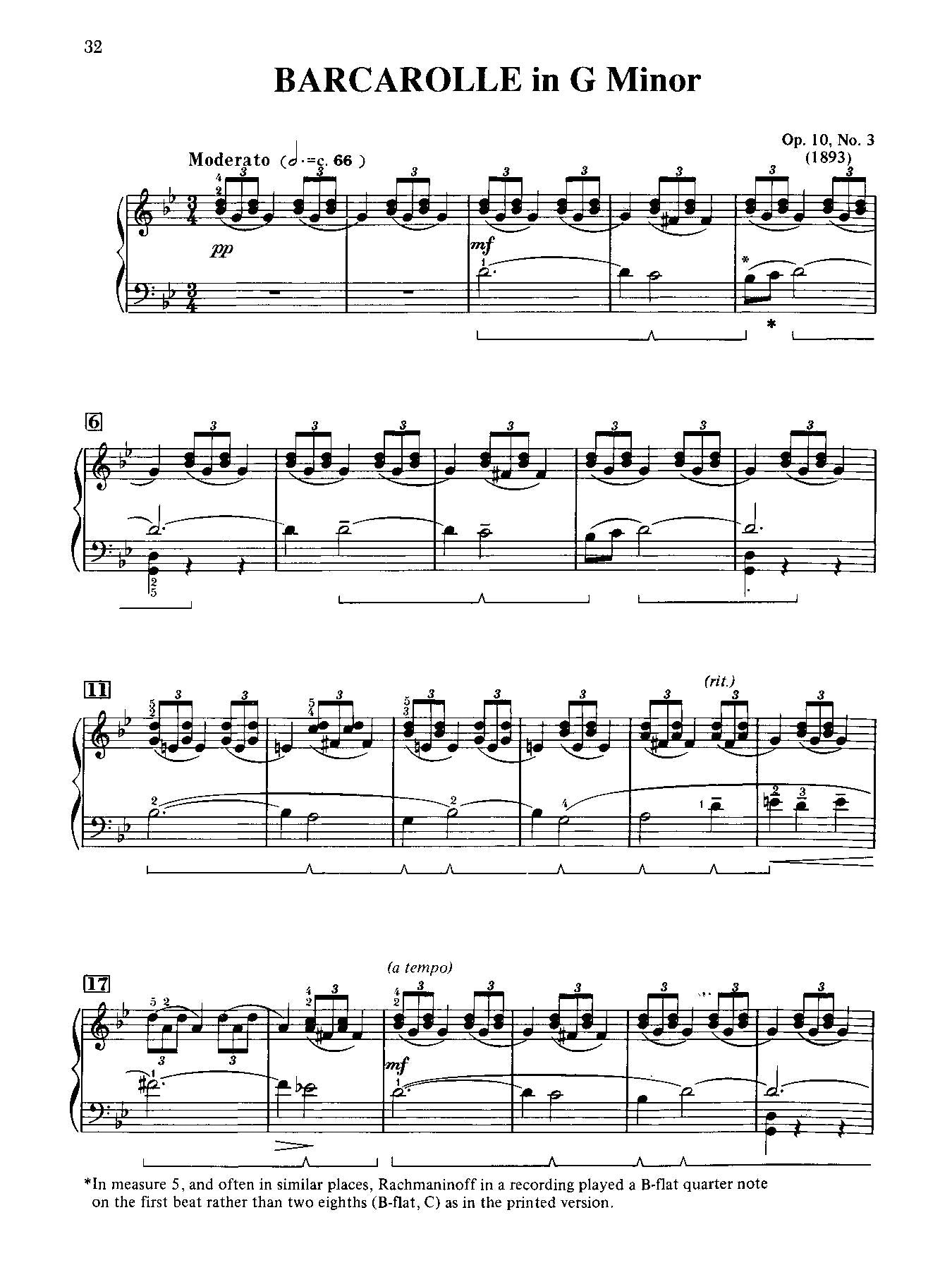 Rachmaninoff: Selected Works