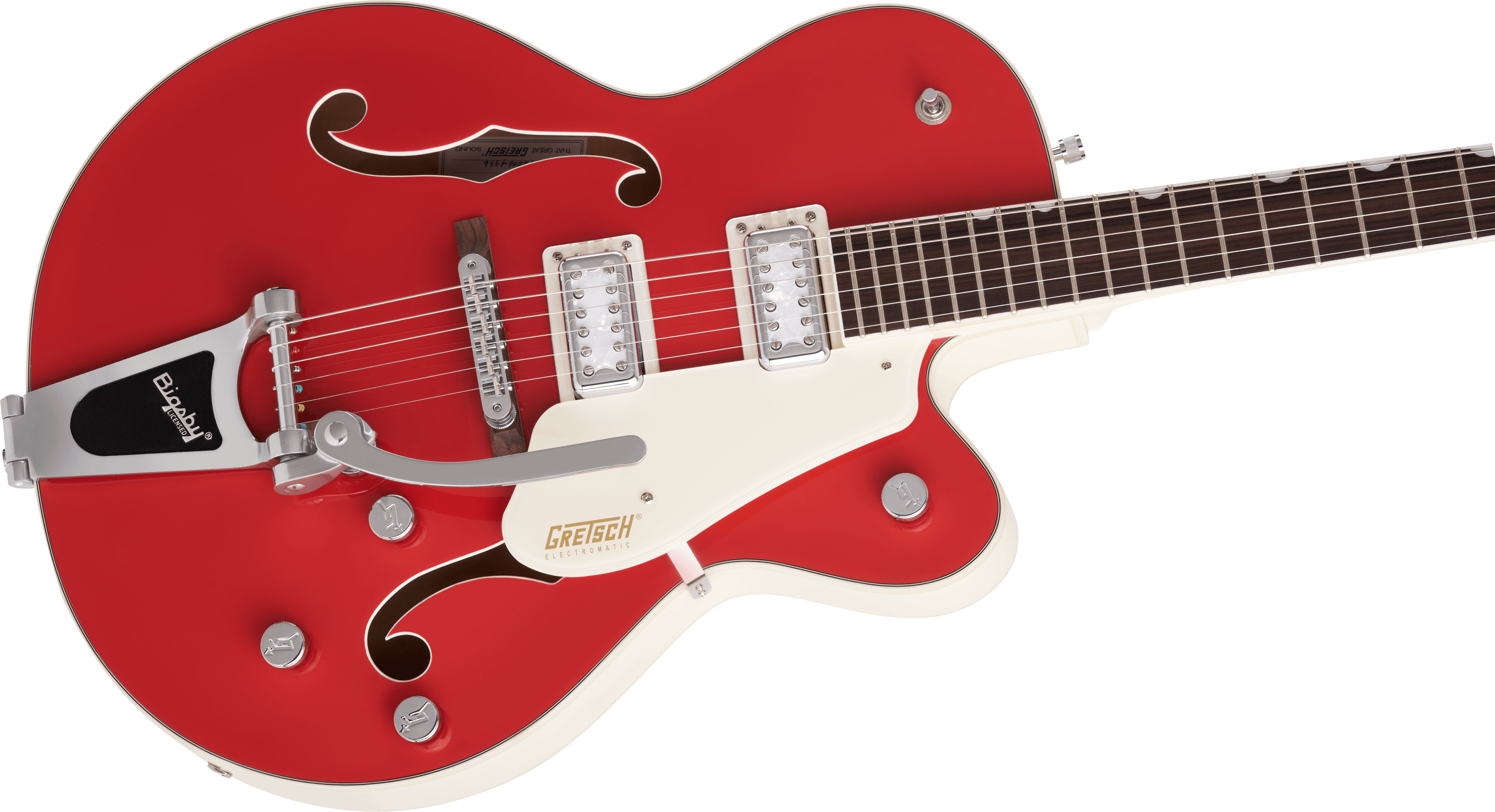 Gretsch G5410T Electromatic Limited Edition Tri-Five, Two-Tone Fiesta Red/Vintage White