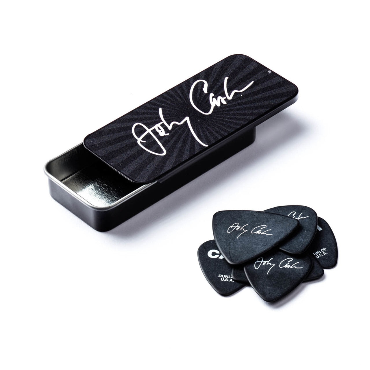 Johnny Cash Signature Pick Tin - Medium Gauge