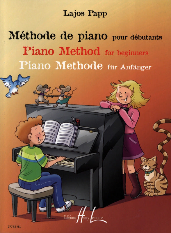Piano Method for Beginners by Lajos Papp