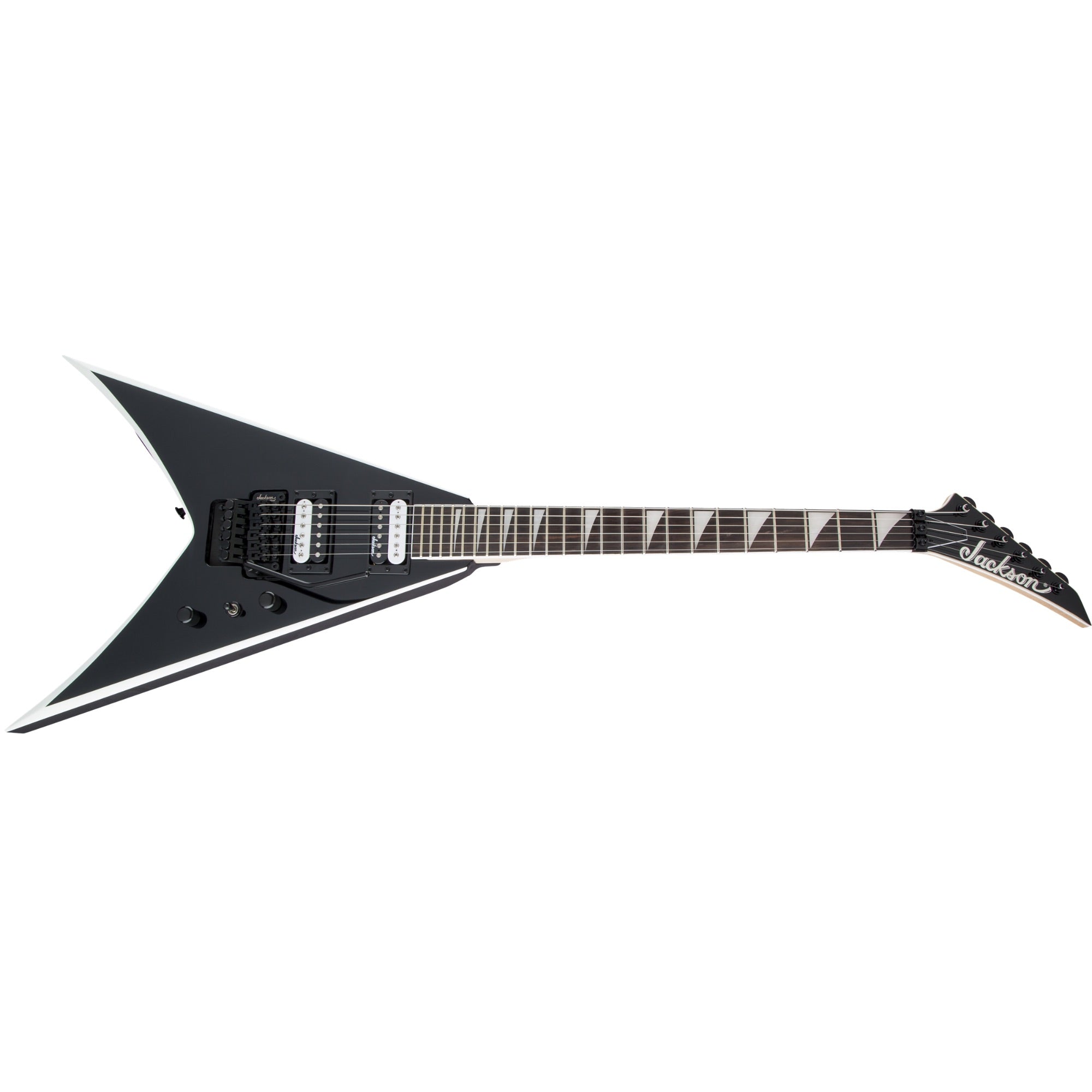 Jackson JS Series King V JS32, Black with White Bevels
