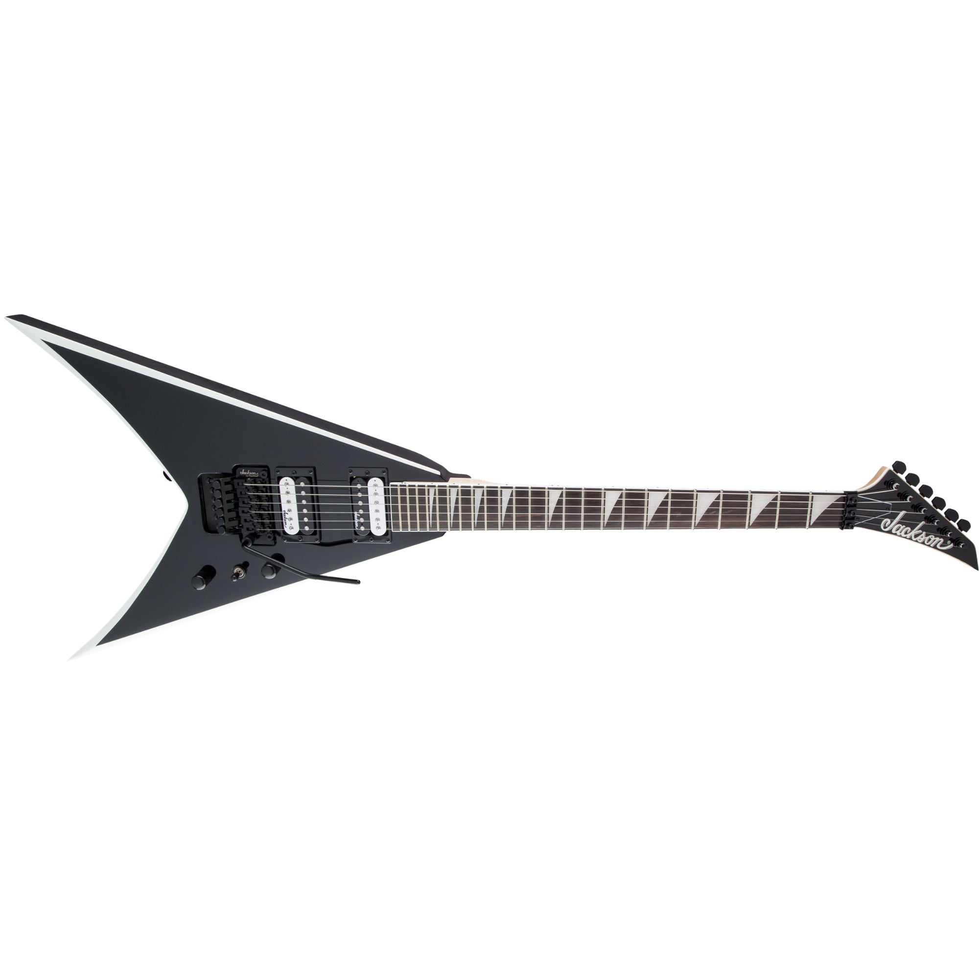 Jackson JS Series King V JS32, Black with White Bevels