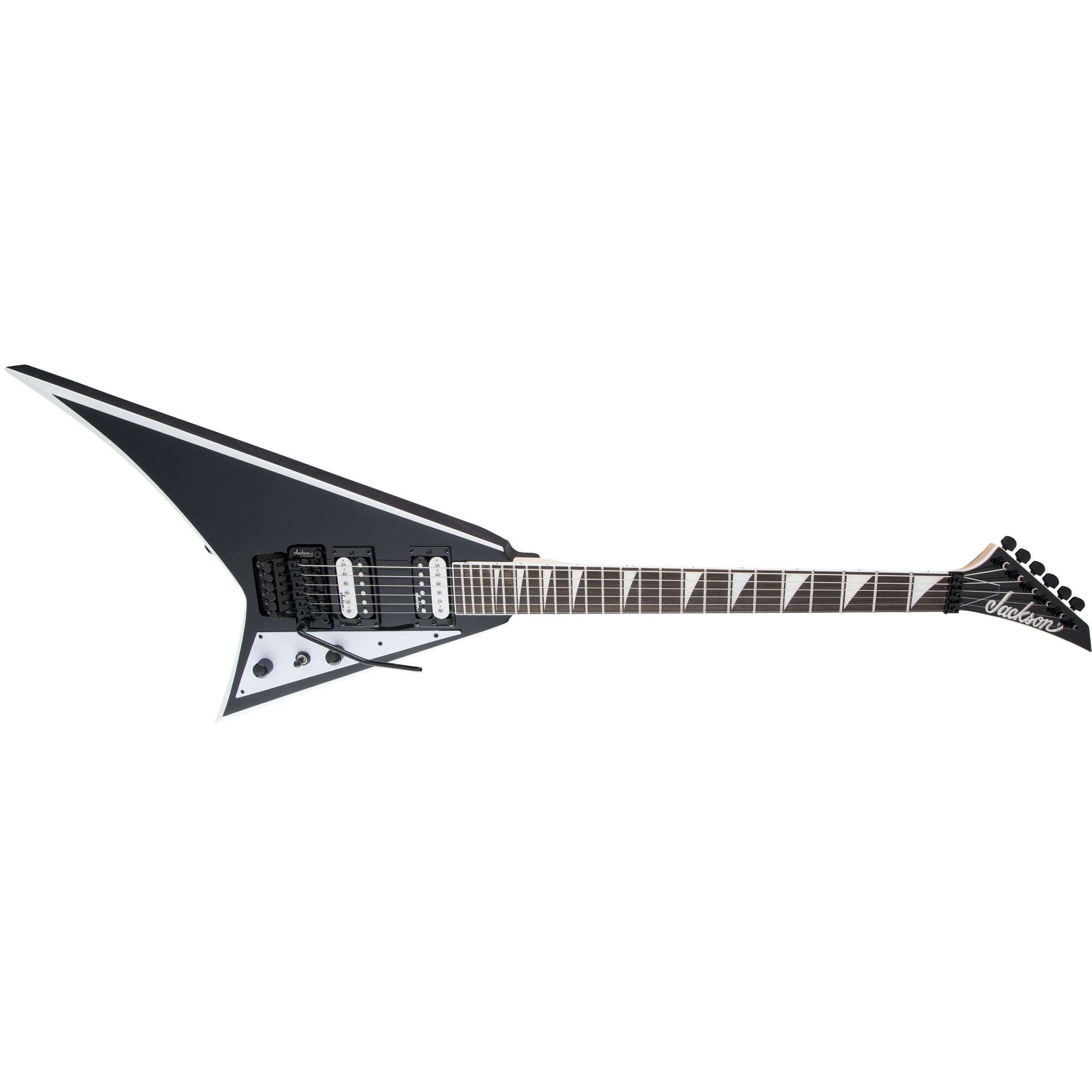 Jackson JS Series Rhoads JS3, Black w/ White Bevels