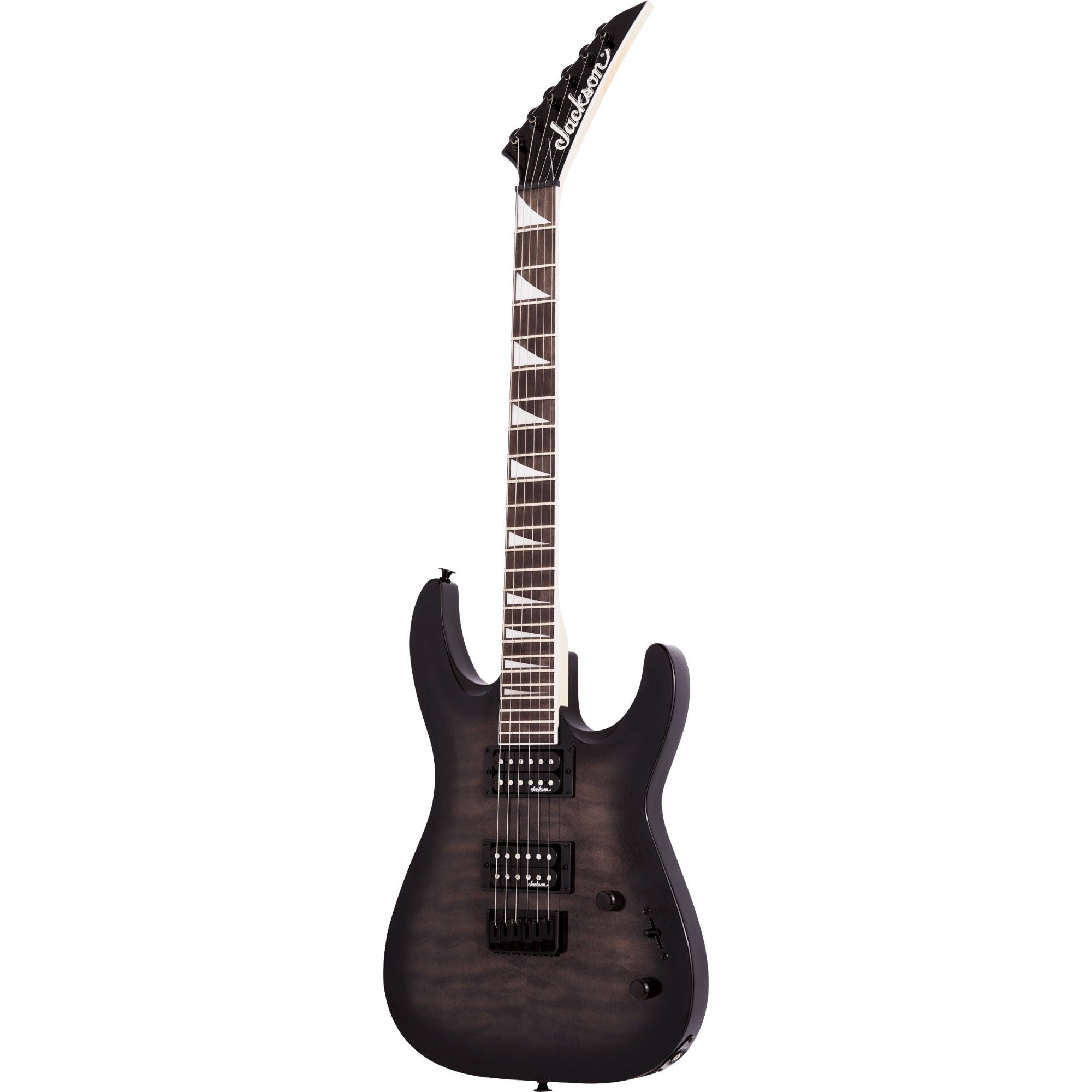 Jackson JS Series Dinky Arch Top JS32Q DKA HT, Transparent Black Burst