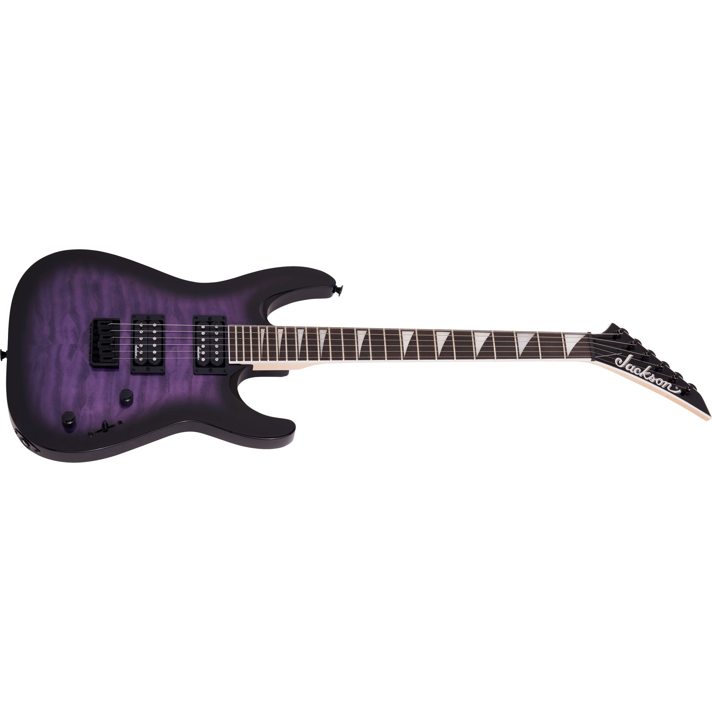 Jackson JS Series Dinky Arch Top JS32Q DKA HT, Transparent Purple Burst