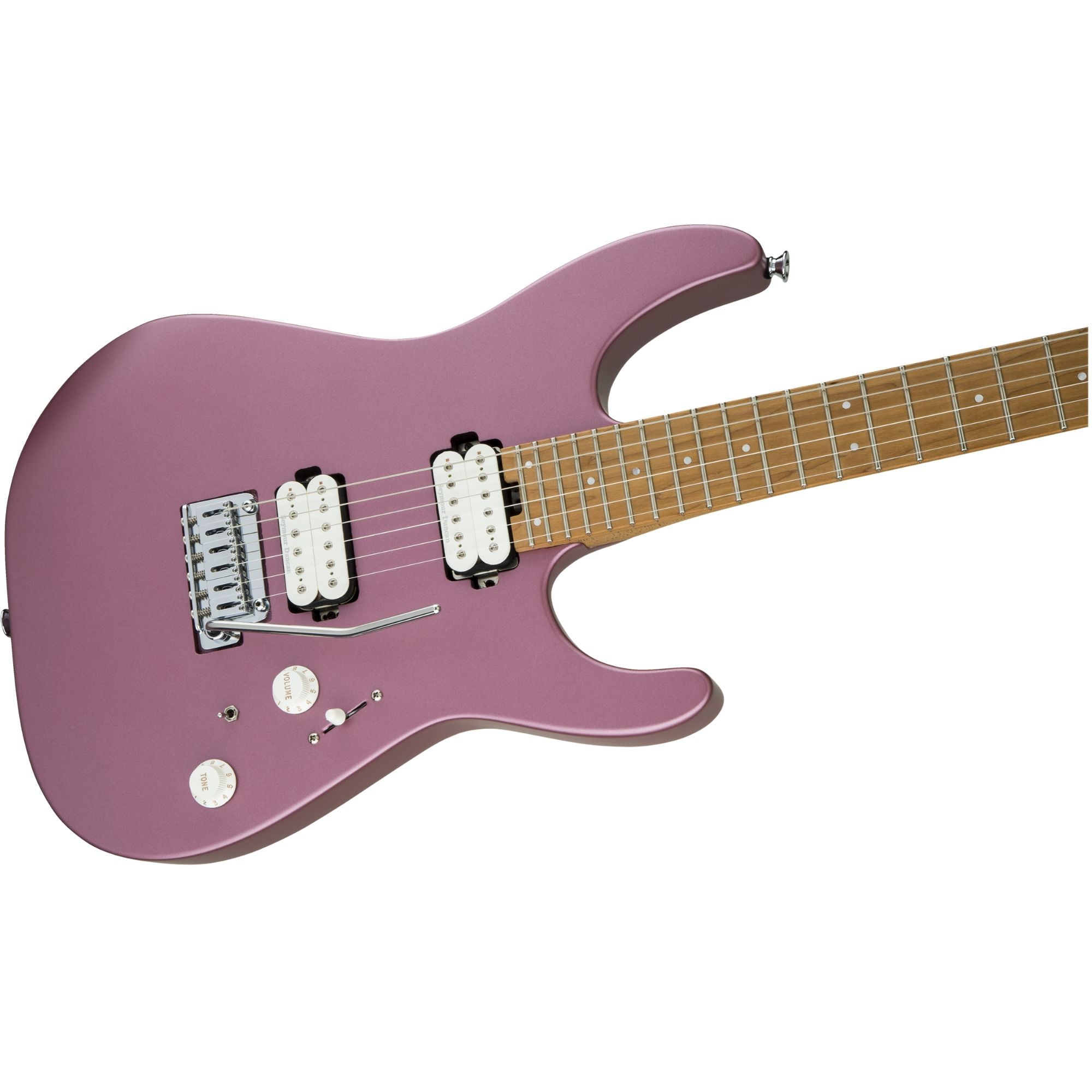 Charvel Pro-Mod DK24 HH 2PT CM, Satin Burgundy Mist