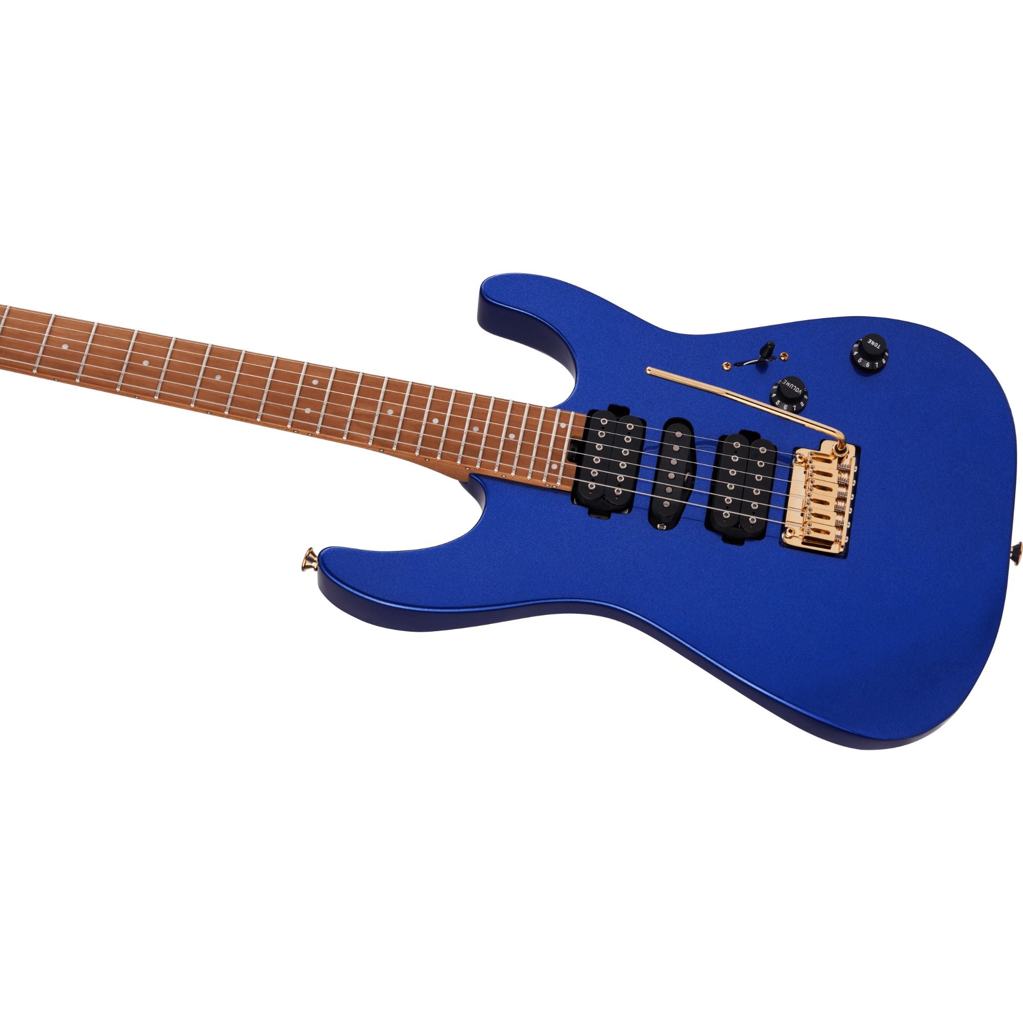 Charvel PRO-MOD DK24 HSH 2PT Caramelized Maple, Mystic Blue