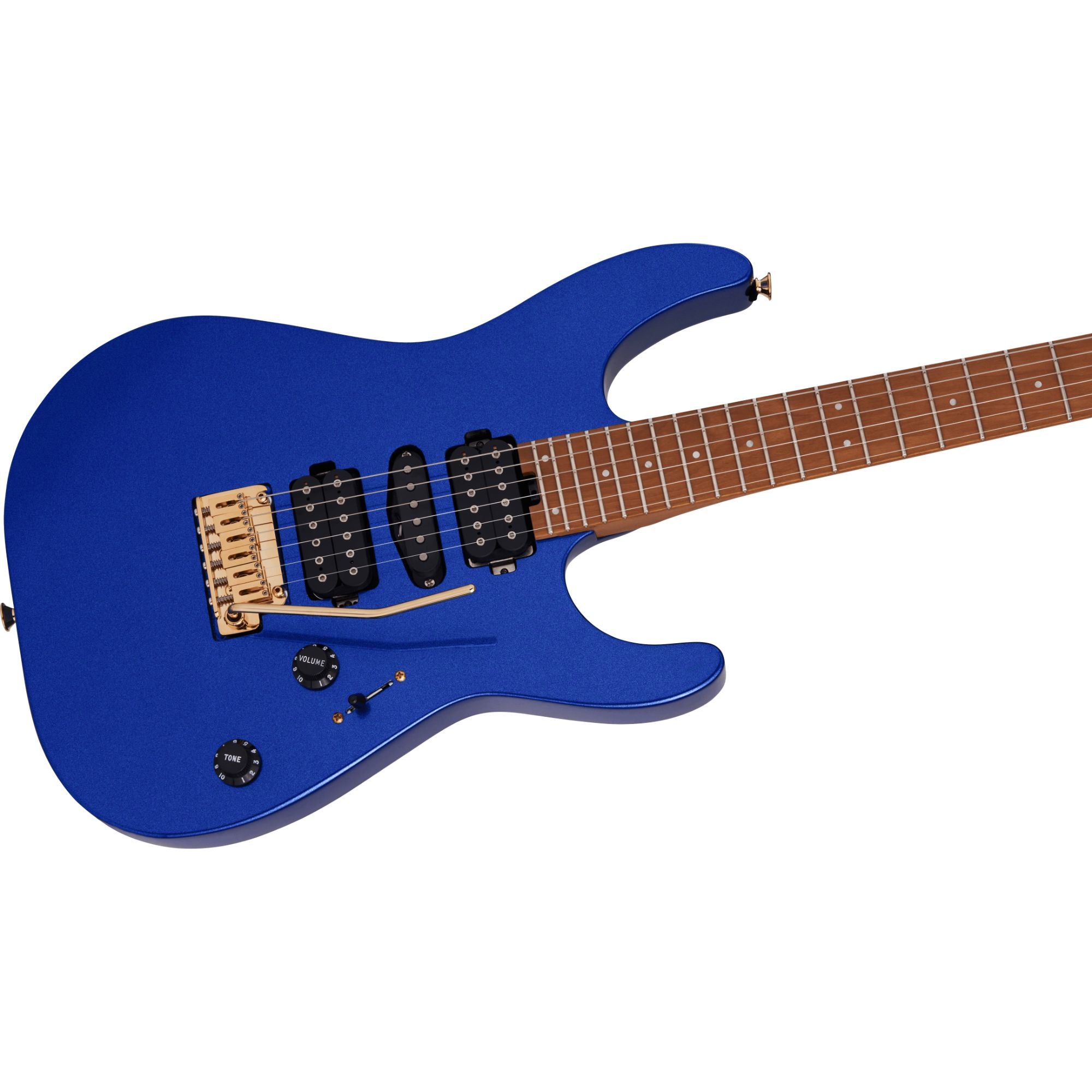 Charvel PRO-MOD DK24 HSH 2PT Caramelized Maple, Mystic Blue