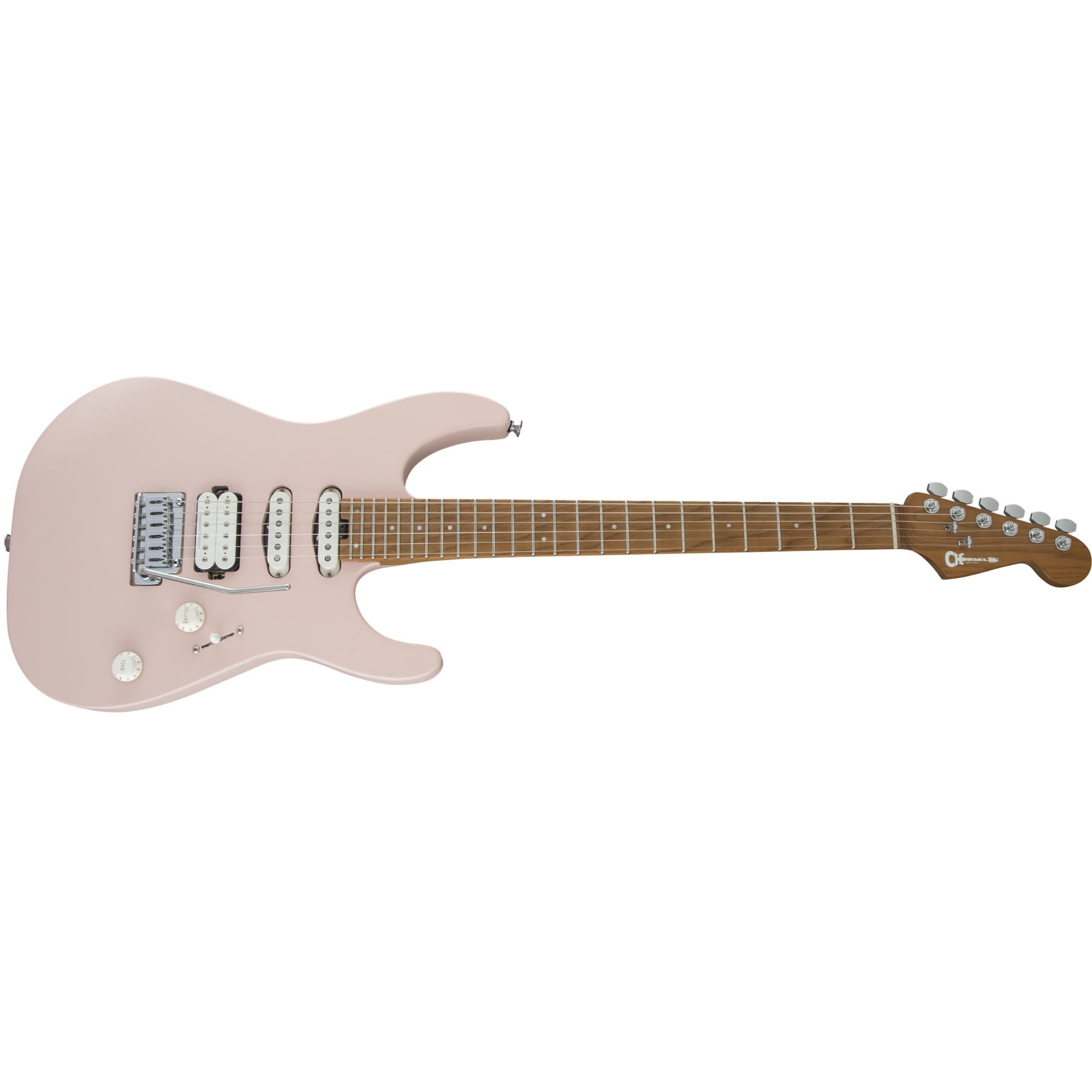 Charvel Pro-Mod DK24 HSS 2PT CM, Satin Shell Pink