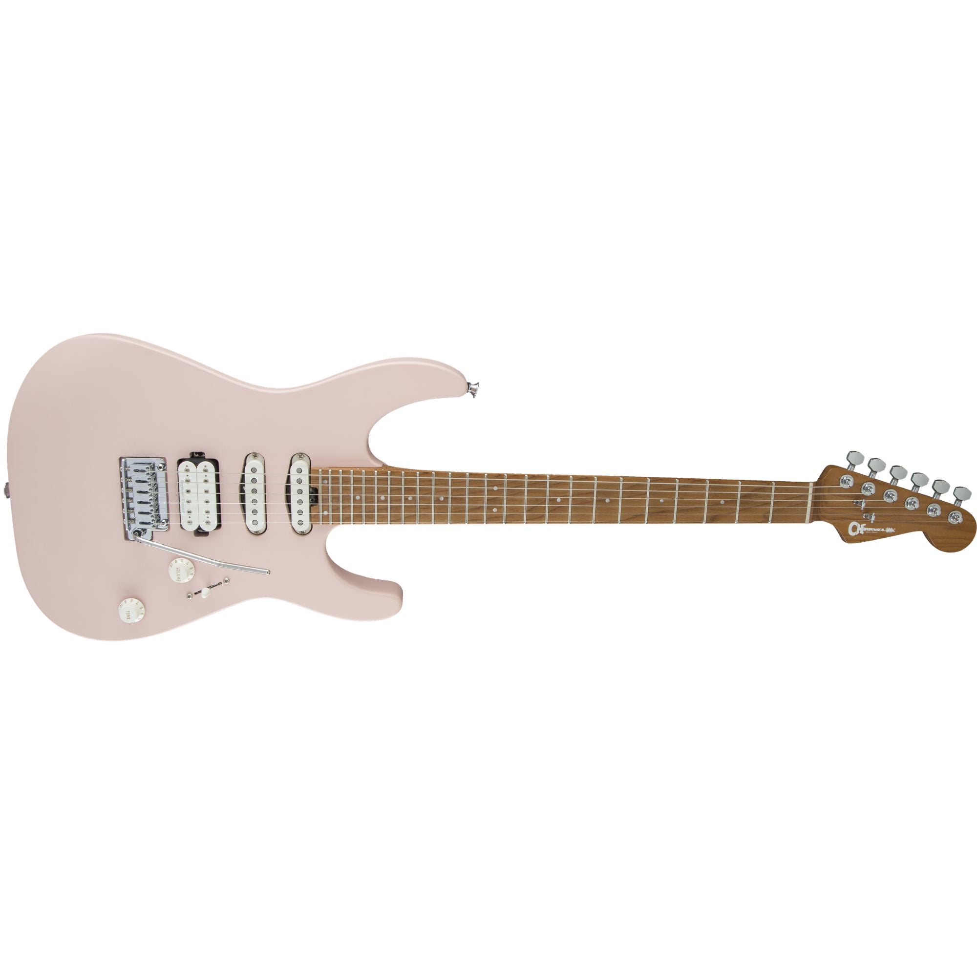 Charvel Pro-Mod DK24 HSS 2PT CM, Satin Shell Pink