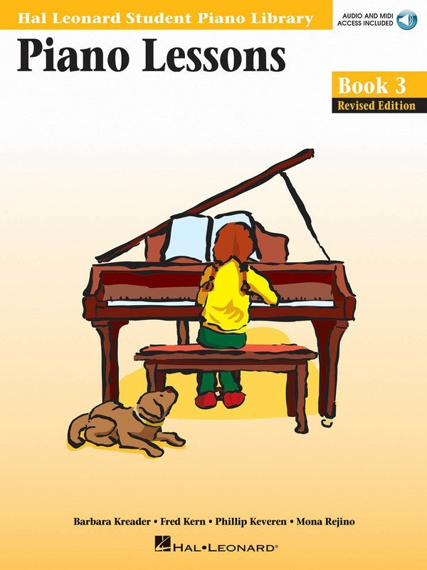 Piano Lessons - Book 3 - with Audio Access