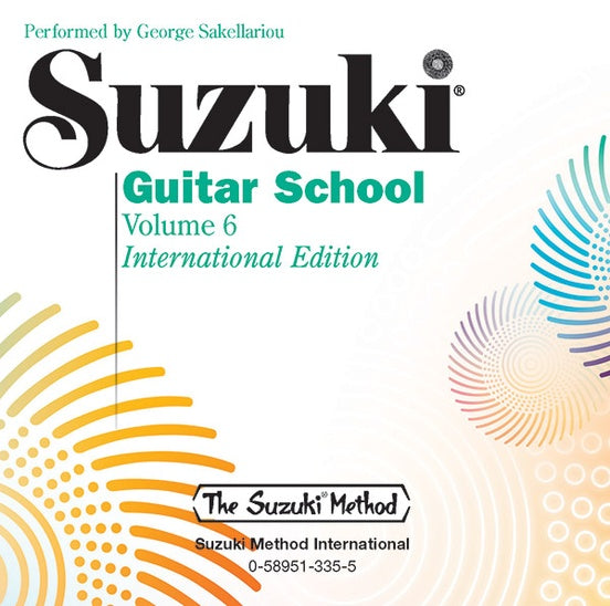 Suzuki Guitar School, Volume 6, CD Only