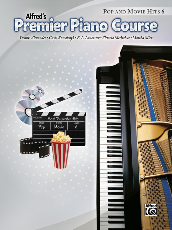 Alfred's Premier Piano Course, Pop and Movie Hits 6