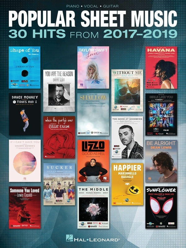 Popular Sheet Music - 30 Hits from 2017-2019 PVG