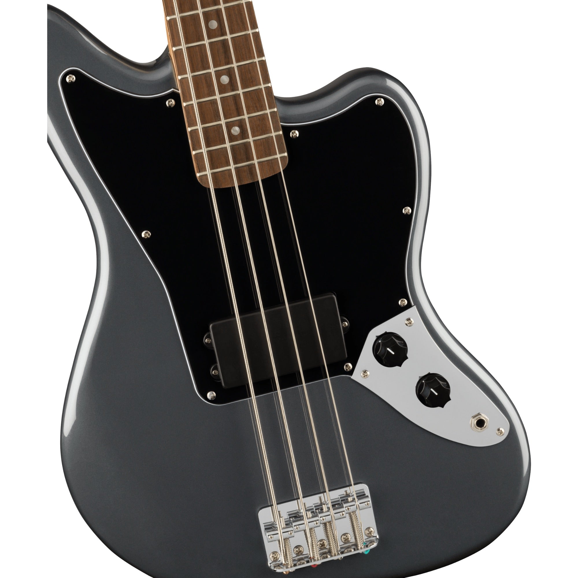 Squier Affinity Series Jaguar Bass H, Charcoal Frost Mettalic