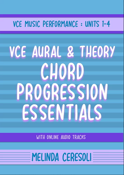[Pre-order] VCE Music Performance, Chord Progressions Essentials, Units 1-4