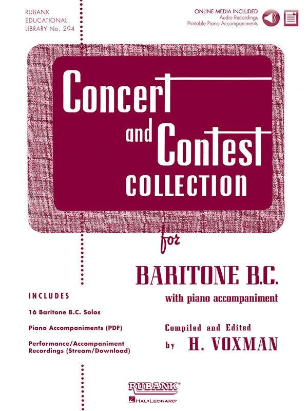 Concert and Contest Collection - Baritone BC