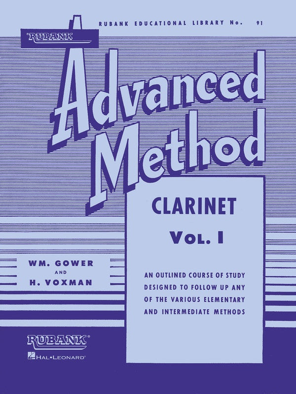 Rubank Advanced Method - Clarinet, Vol. 1