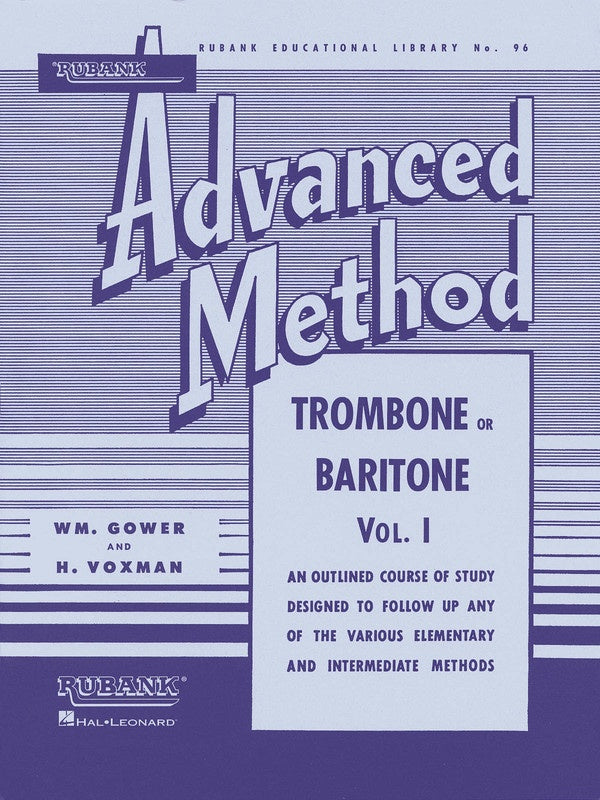 Rubank Advanced Method - Trombone or Baritone, Vol. 1