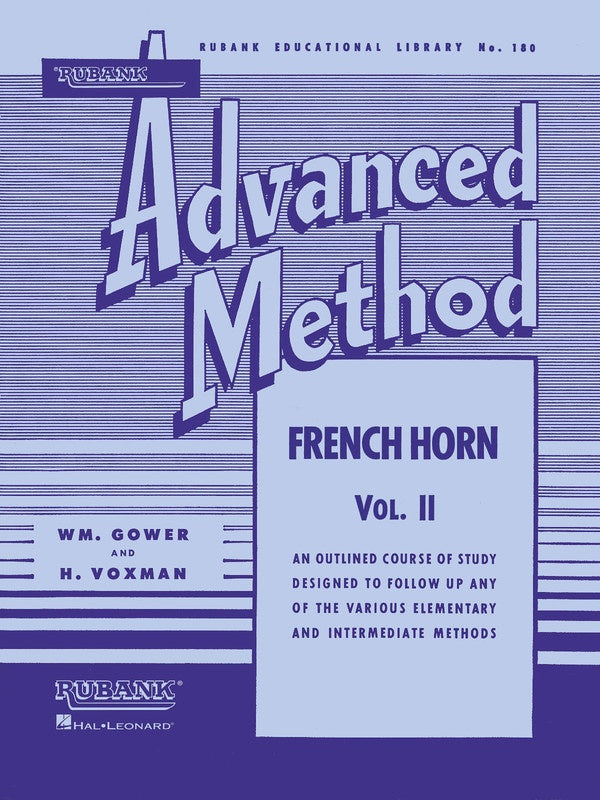 Rubank Advanced Method - French Horn in F or E-flat, Vol. 2