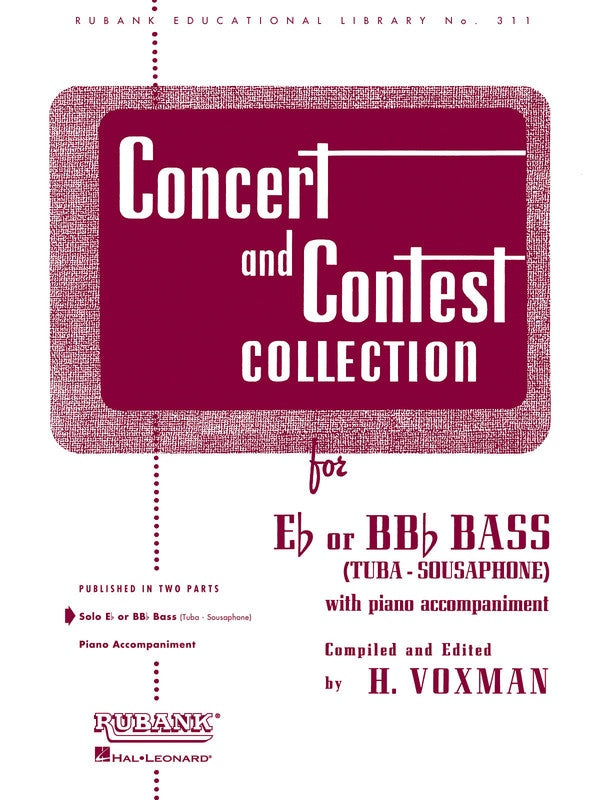 Concert and Contest Collection - Eb or BBb Bass Tuba BC