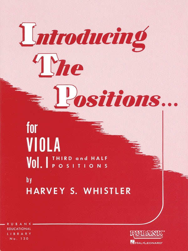 Introducing the Positions for Viola, Book 1 - Harvey Whistler