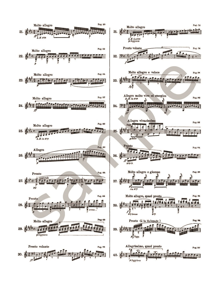 Czerny: School of Velocity Op. 299, Complete