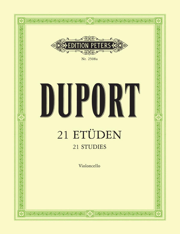 Duport: 21 Studies for Cello