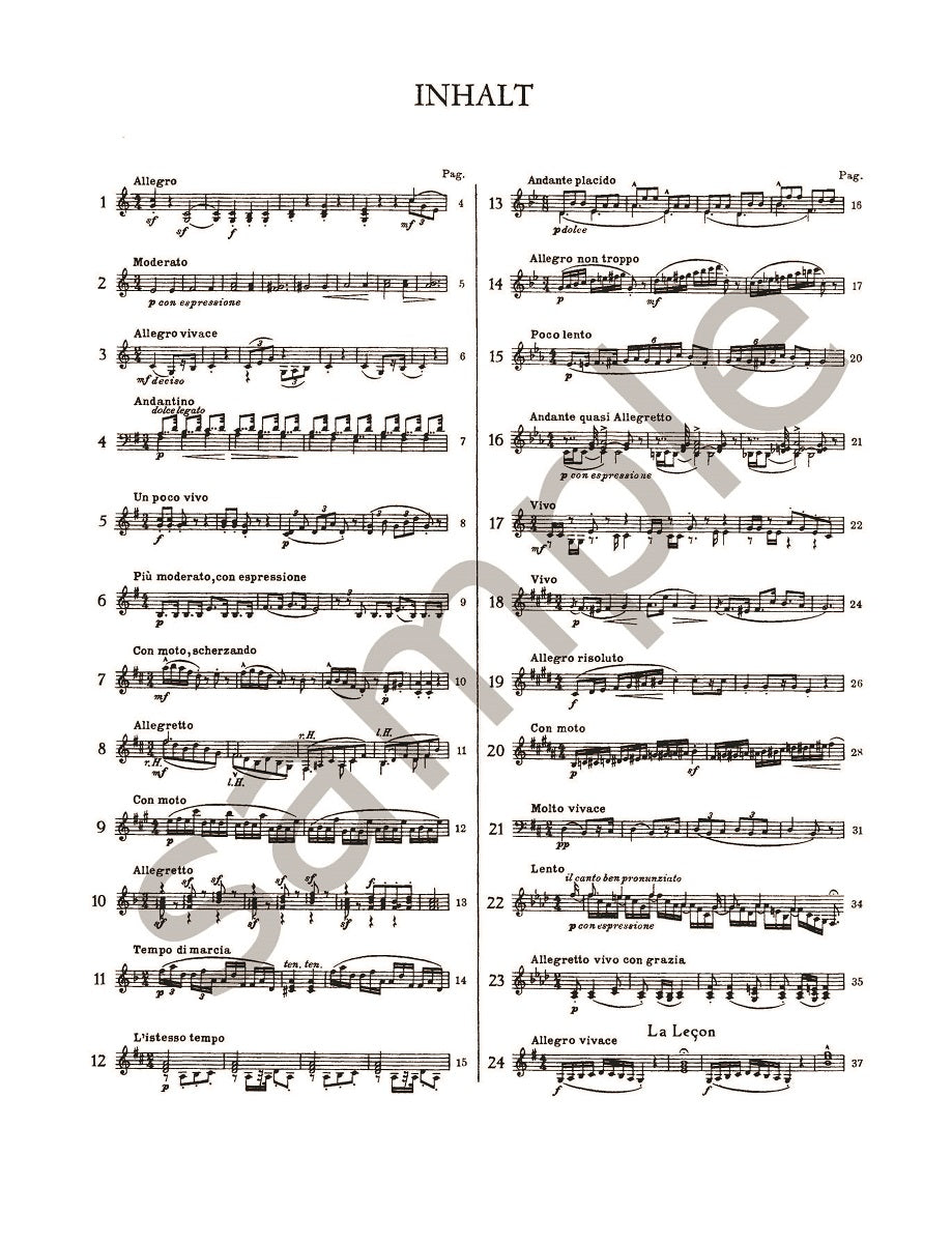 Heller: 24 Melodious Studies Op. 125