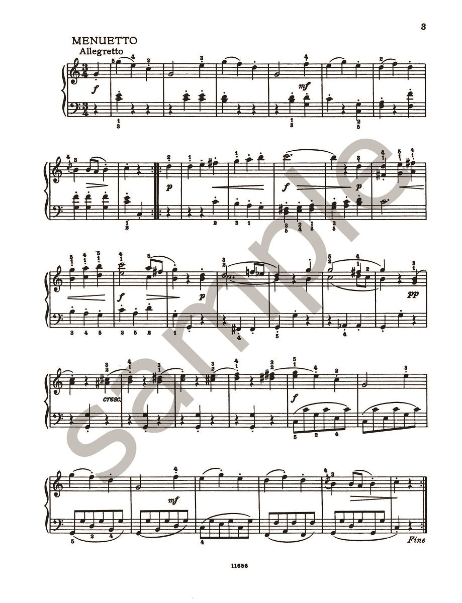 Mozart: 6 Viennese Sonatinas for Piano