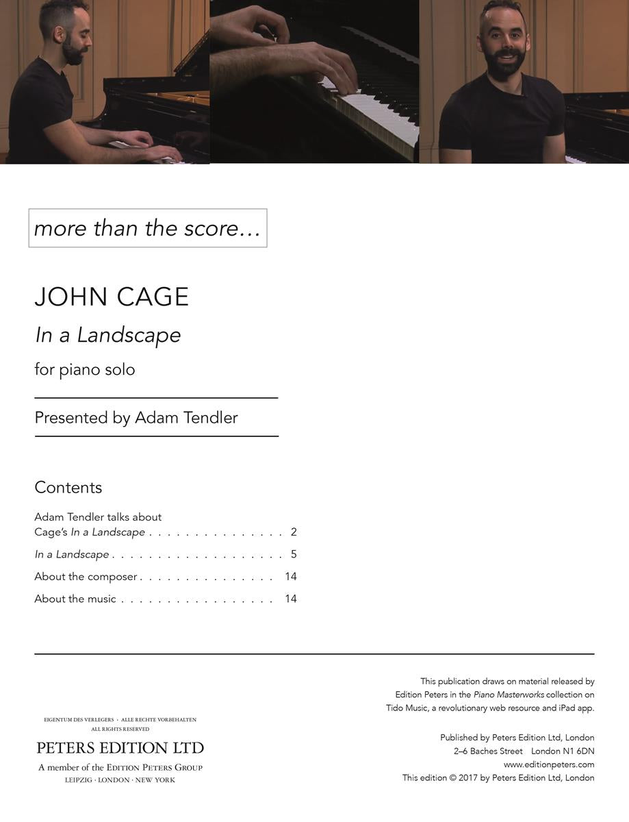 Cage: In a Landscape for Solo Piano
