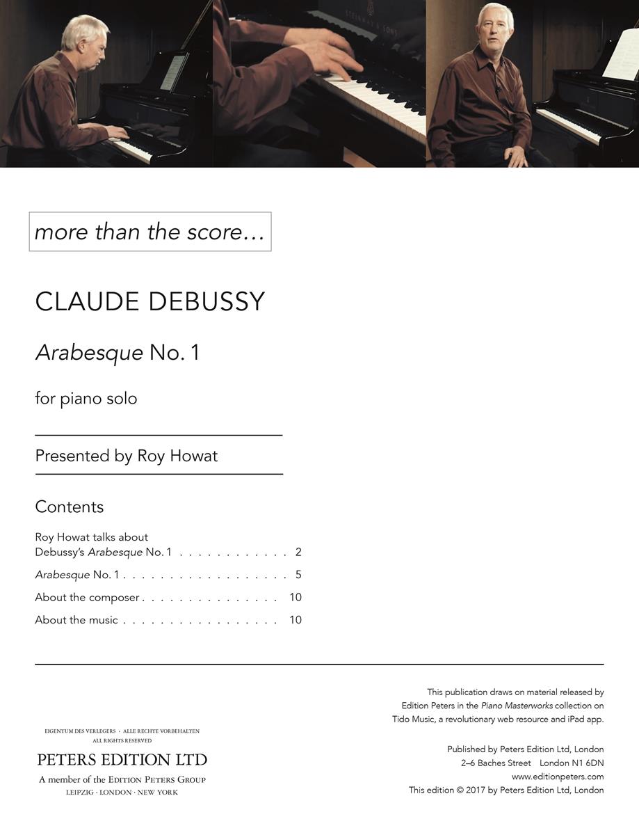 Debussy: Arabesque No. 1 for Solo Piano