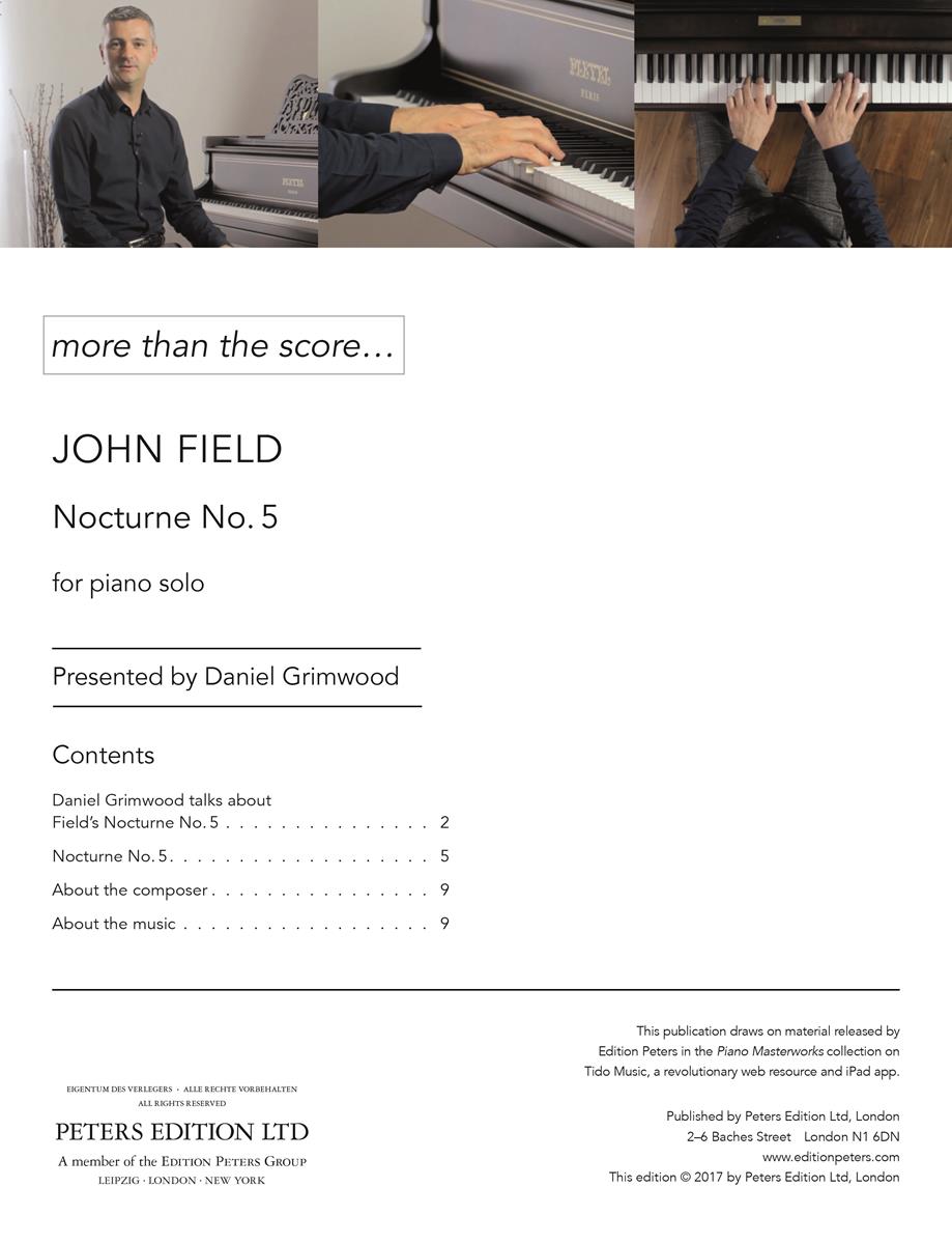 Field: Nocturne No. 5 for Solo Piano