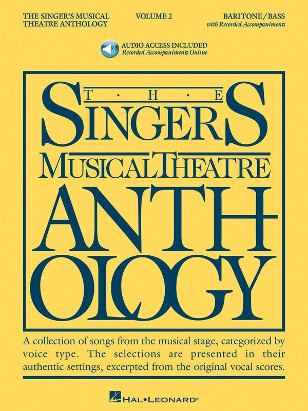 The Singer's Musical Theatre Anthology Vol.2 - Baritone/ Bass