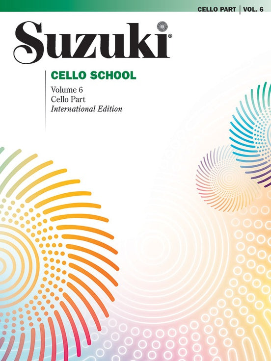 Suzuki Cello School Volume 6, Cello Part