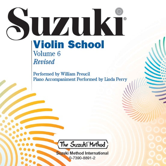 Suzuki Violin School Volume 6, CD Only